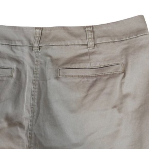 J.Crew Stretch Chino Khaki Shorts Size 14 Classic Preppy Polished Summer Essenti - Picture 5 of 8
